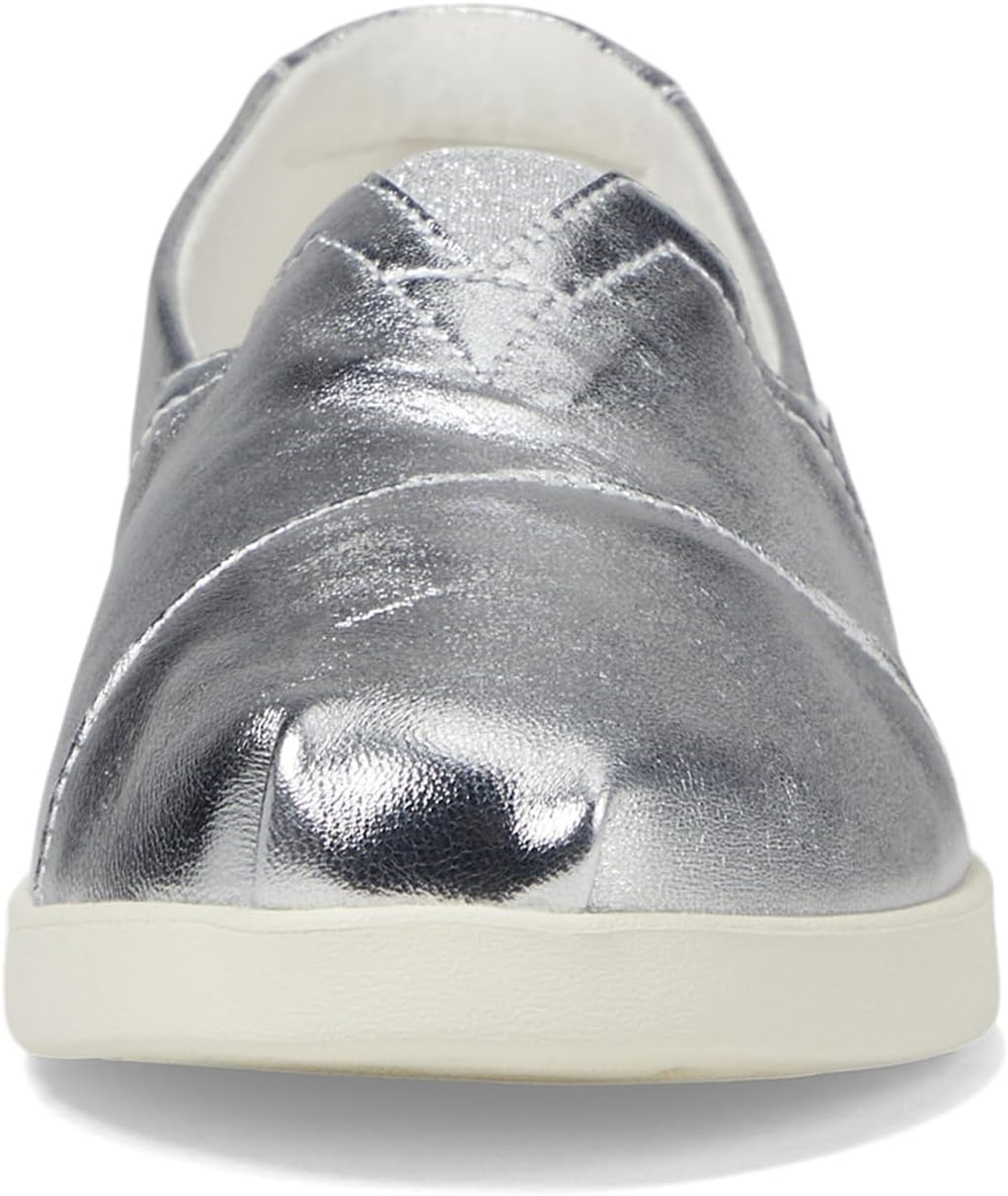 Toms Women's Alpargata Plus, Silver, 8 Medium - Image 6