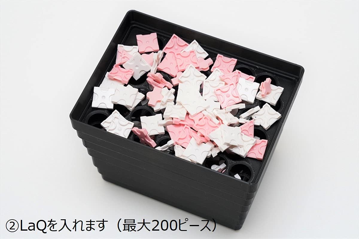 LaQ 沢山 色分け収納ボックス付 12個の引き出し付き LaQ 沢山 色分け収納ボックス付 12個の引き出し付き - メルカリ