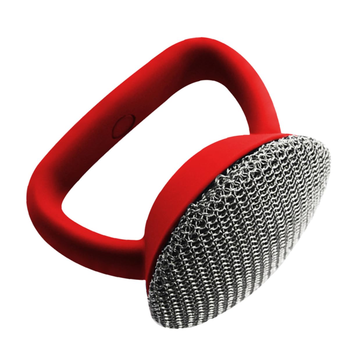 Homoyoyo Cepillo de Alambre Inoxidable con Mango de Silicona Ergonómico para Limpieza de Ollas y Sartenes Cepillo de Malla Duradero para Cocina Limpieza Profunda de Rejillas y Hornos