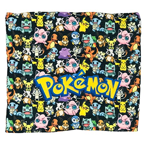 United Essentials Pokemon Halswärmer Halstuch Kinder Kinder Kragen Wärmer Hals Bandanas Taschentücher Schal für kaltes Wetter