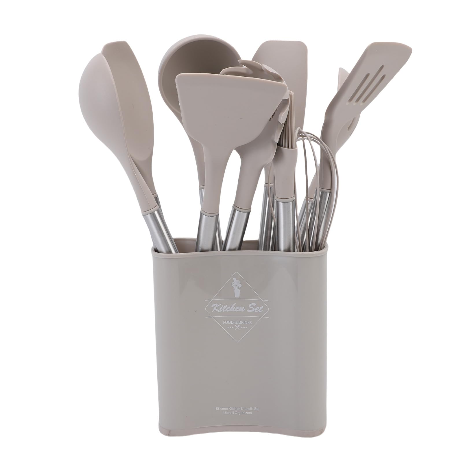 CHICIRIS Set di Utensili da con Silicone Resistente Al Calore