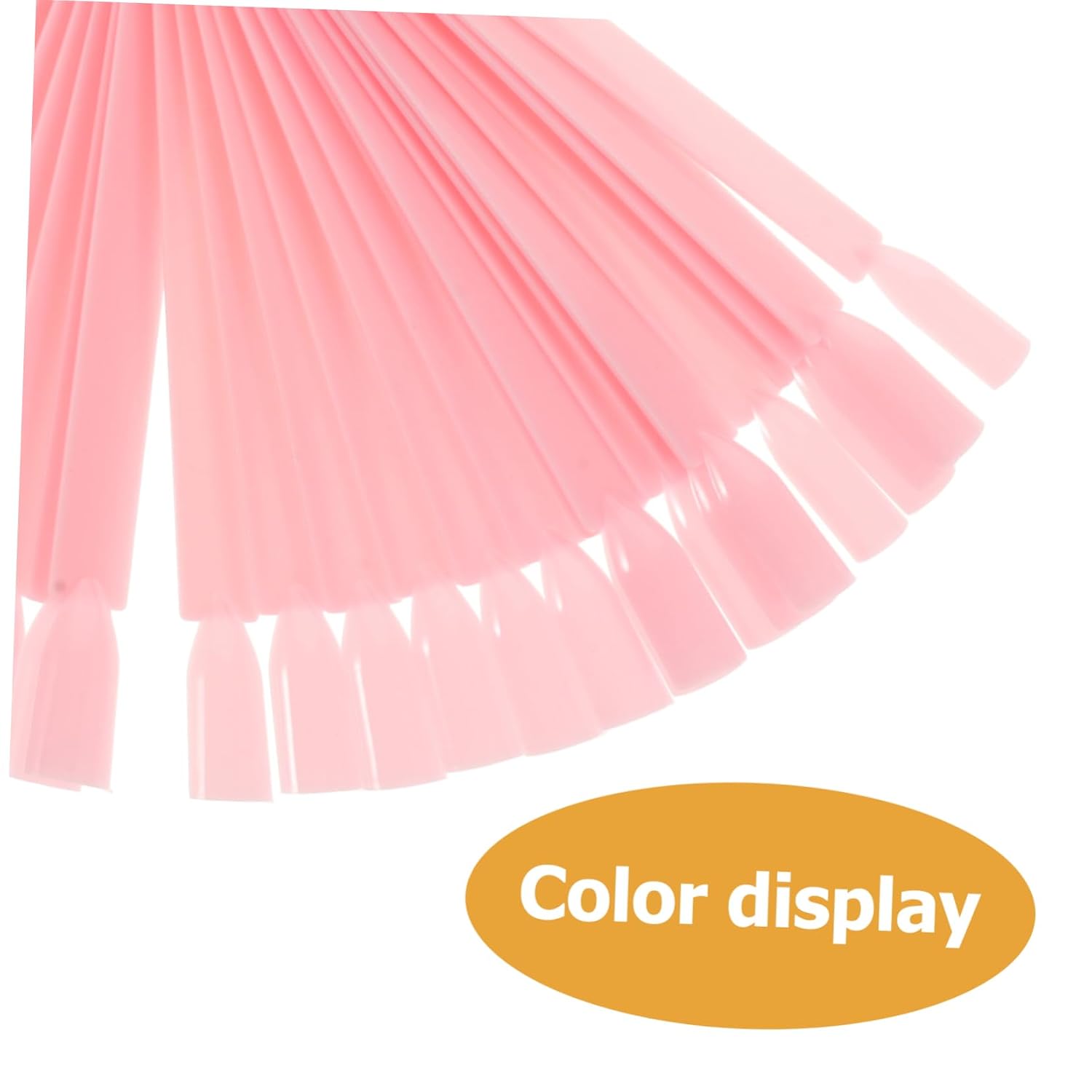 LIFKOME 2sets Unique Fan-shaped Nail Polish Tester Sticks for Manicure Practice and Nail Art Display and Portable with for Showcasing