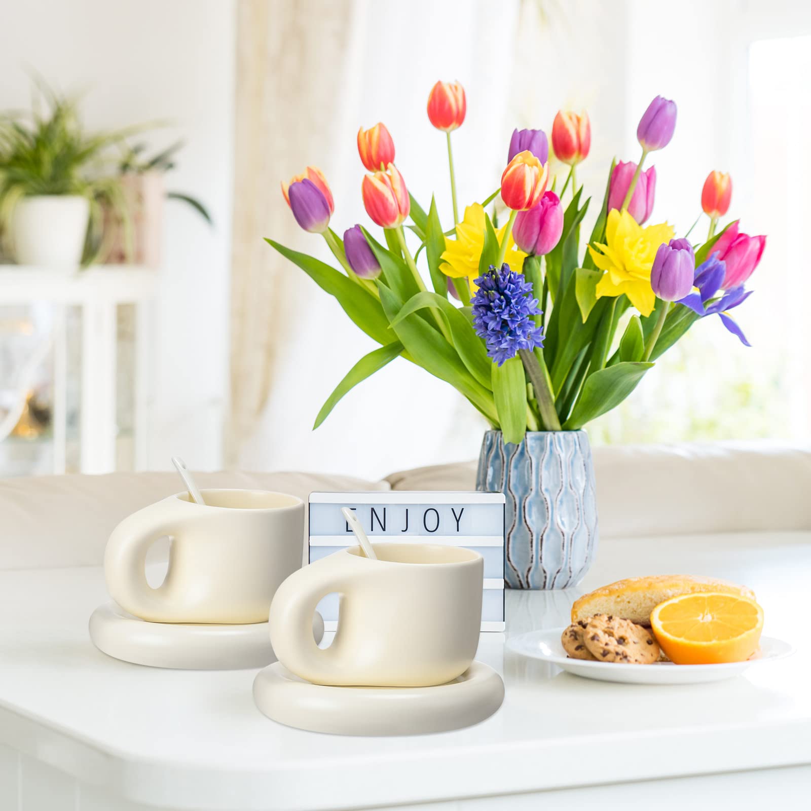 Lallisa Drinkware Cup With Saucer