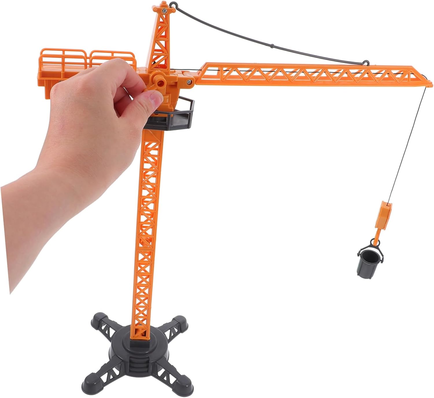 Engaging Plastic Engineering Vehicle for Interactive Play with Rotating Elevating Features Birthday Cake Topper for Construction Themed Parties