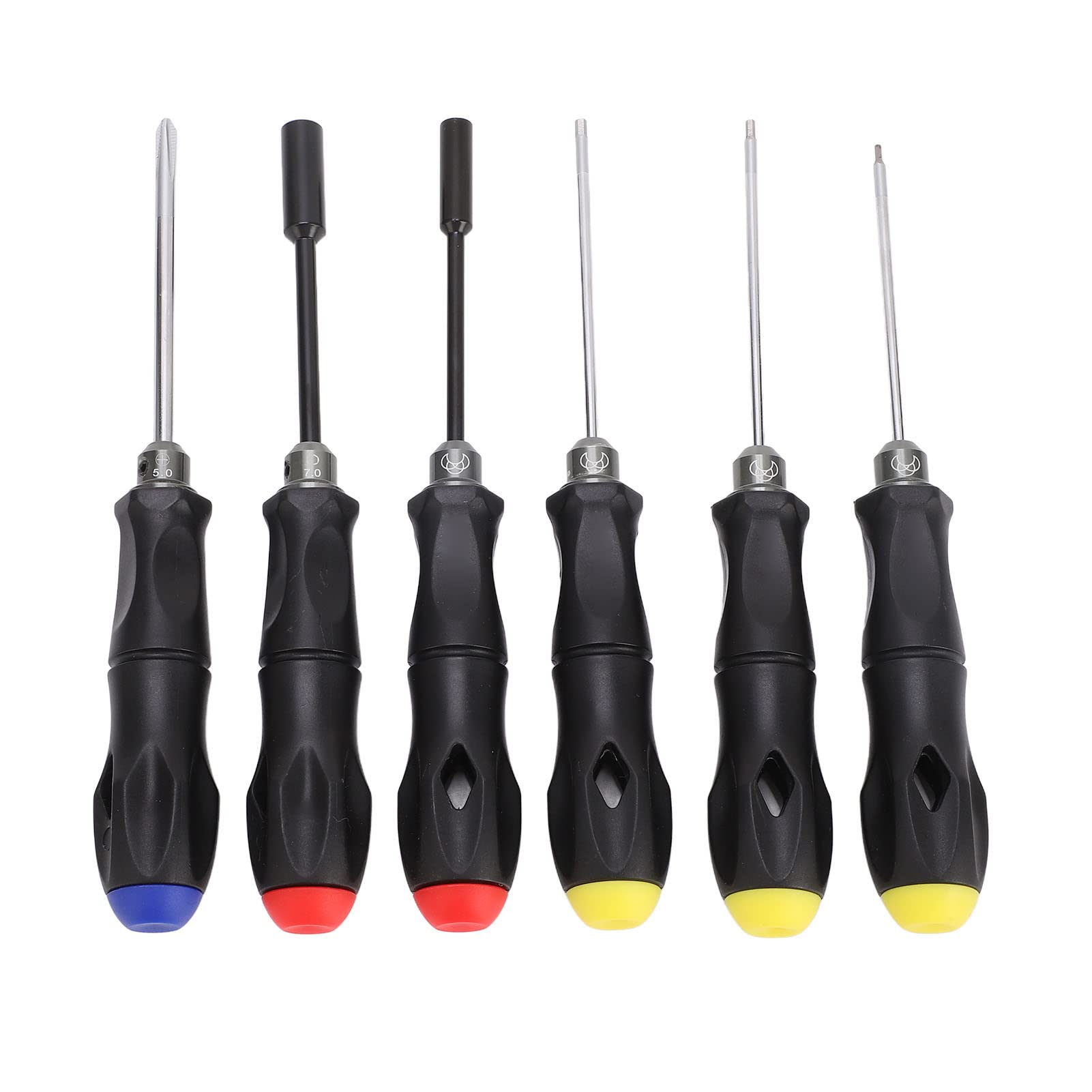 6 pezzi Strumento di riparazione RC set ad alta durezza Strumento per cacciavite RC RC con impugnatura non slitta
