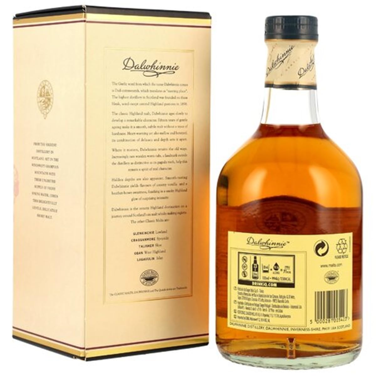 Dalwhinnie 15 Jahre scotch Single Malt Whisky + 8 Edelschokoladen 8 Sorten Genießer Set Männergschenke Whisky mit Schokolade genießen Geschenke idee