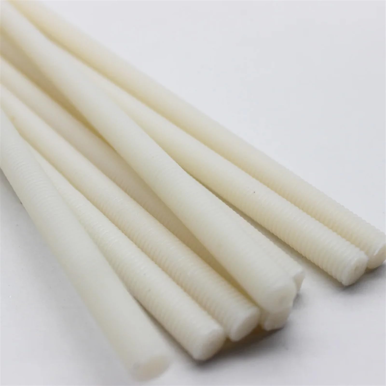 Tige En Nylon Tiges filetées en nylon M4 M5 M6 M8 M10 M12 M16 M20 Tige Ronde En Nylon(M10x1.5x500mm 1pc)