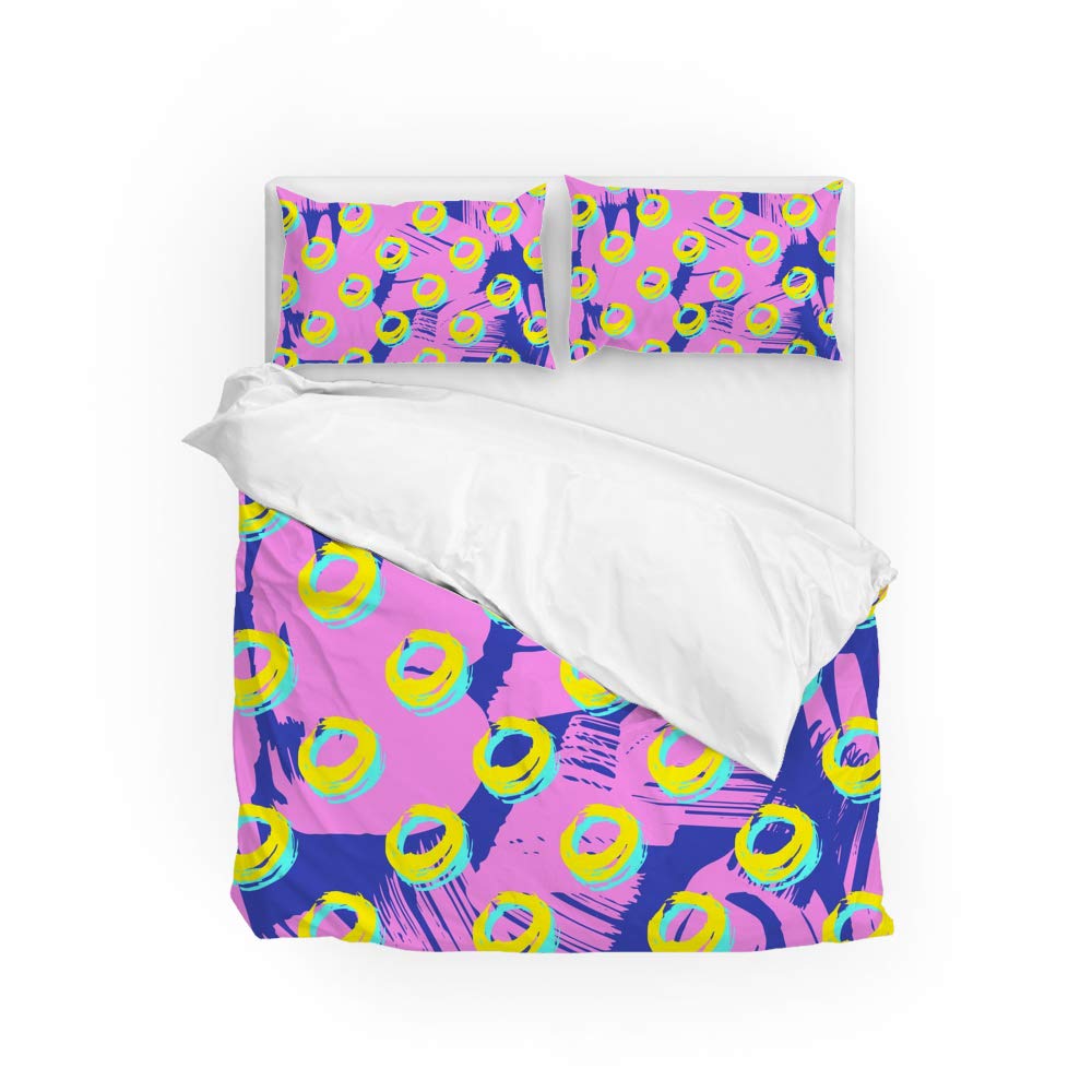 Parure de lit King Size ultra doux et facile d'entretien pour lit adulte
