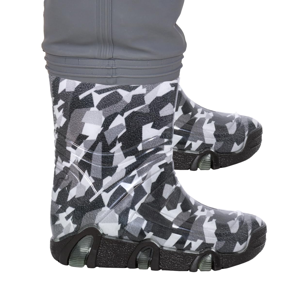 Vadeadores Infantiles, Vadeadores Infantiles, Modelos: Craft, Camouflage Gris, Spider, Cintura Ajustable Tirantes Duraderos, Hebilla Nexus, Pantalón de Pesca Infantil 21-36 EU