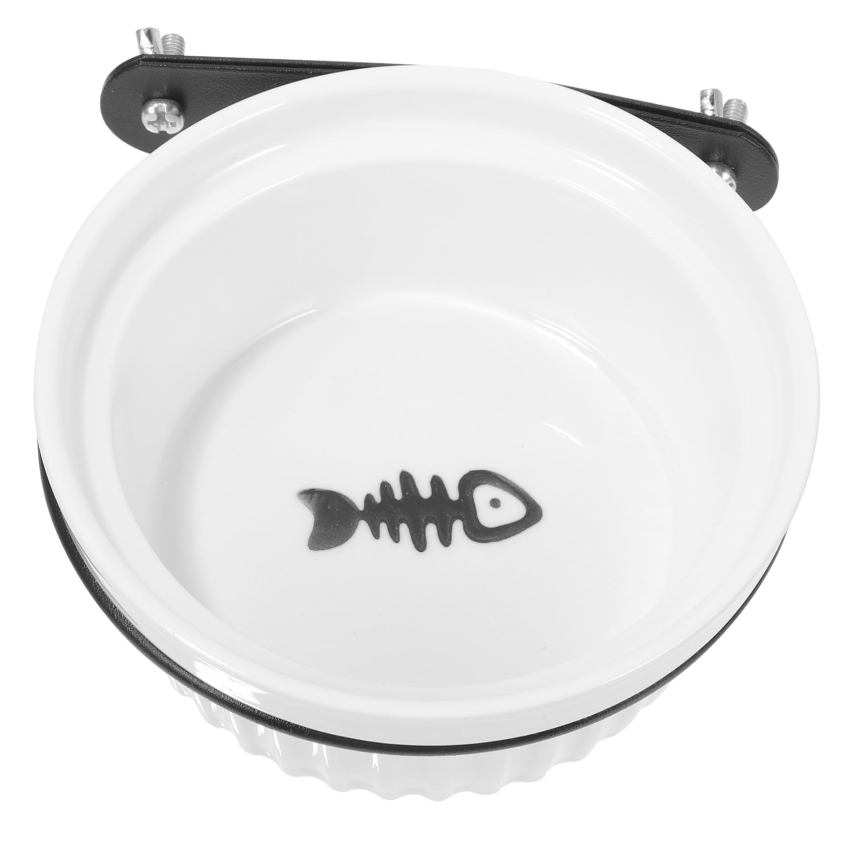 GALPADA 1 Set Hanging Cat Bowl Height Feeder for Dogs and Cats Wear Resistant Dog Bowl Easy to Clean Puppy Supply for Busy Pet Owners