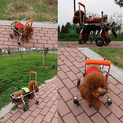 Carrito para perros ajustable de rehabilitación para las patas traseras 4
