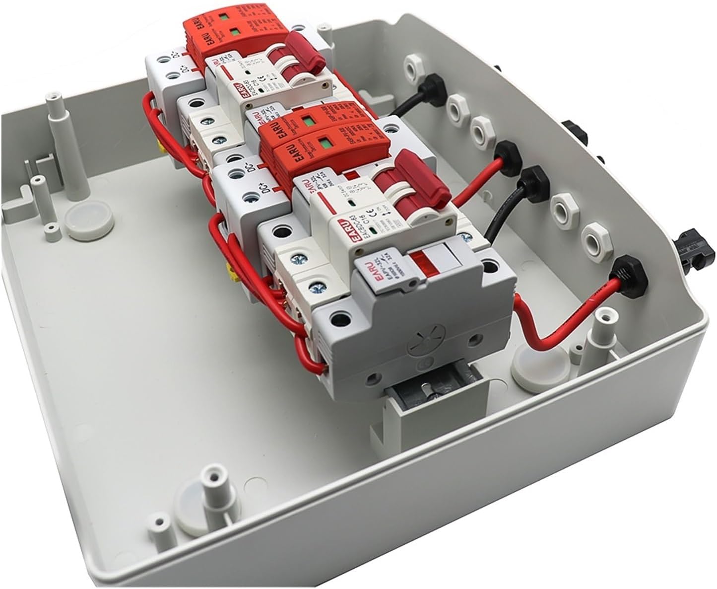 500V 2 Input 2 Output 2 String for Off Grid Solar Array Solar Box DC Circuit Breaker(DC MCB 20A)