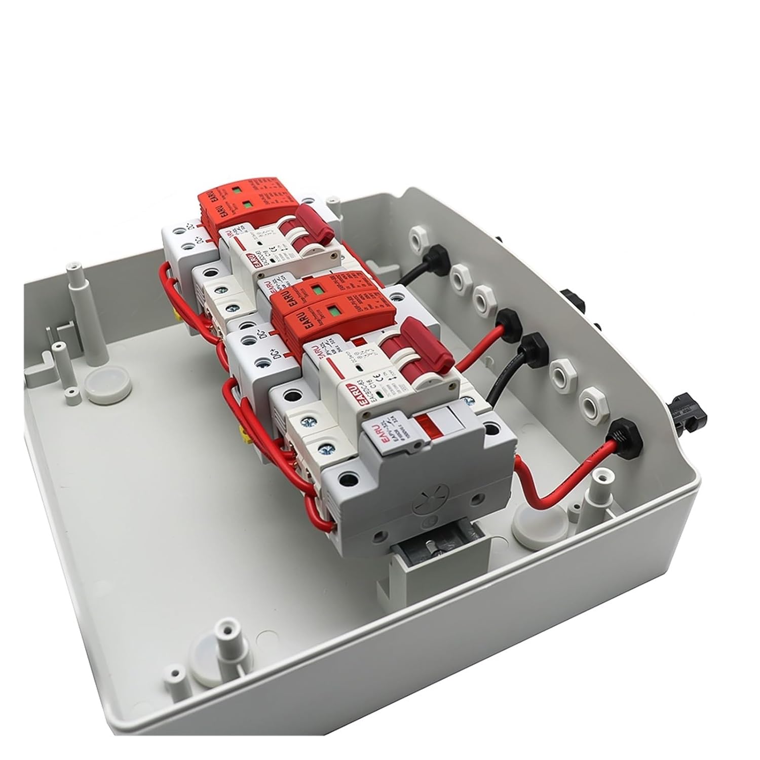 500V 2 Input 2 Output 2 String for Off Grid Solar Array Solar Box DC Circuit Breaker(DC MCB 16A)
