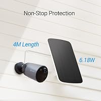 EZVIZ napelemes töltőpanel IP65 vízálló kamerához BC1C CB8 HB8 4m kábellel 2