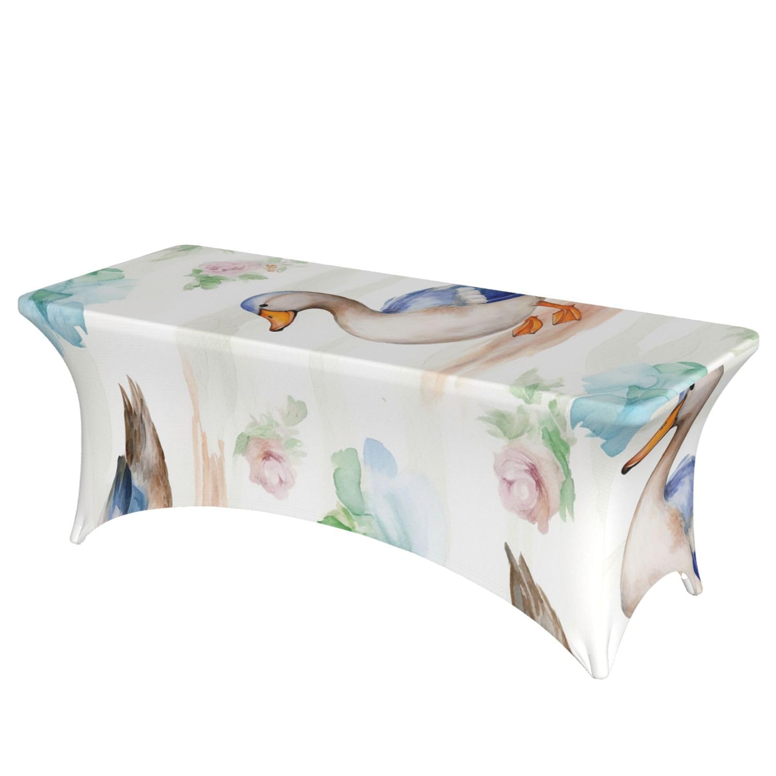 Nappe de table rectangulaire infroissable pour sublimer rapidement un banquet