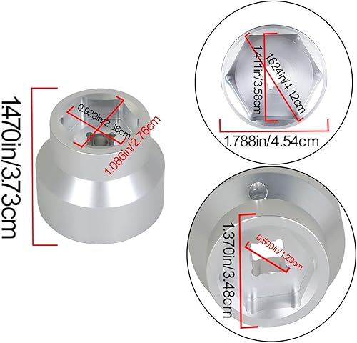 Miniatura 7 de munirater Filtro de aceite de 0.945 in1.417 in Filtro de aceite de repuesto para 2003-2010 F250 F350 F450 F550 F650 F750 6.0L6.4L camiones y