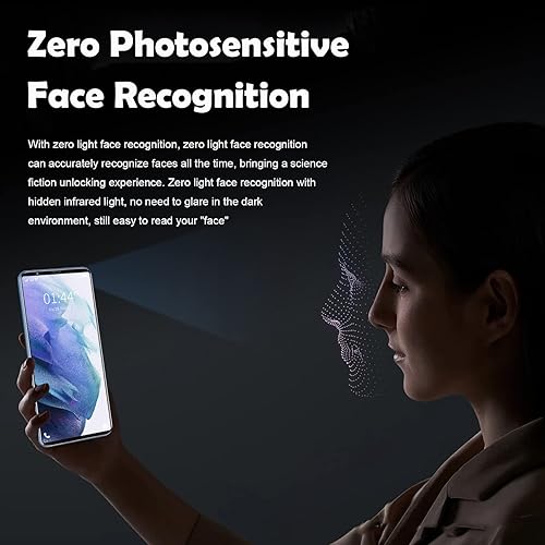 Miniatura 4 de ASHATA M12 Ultra desbloqueado Android teléfono celular con reconocimiento facial con pantalla curva HD de 4.45 pulgadas, teléfono móvil de red