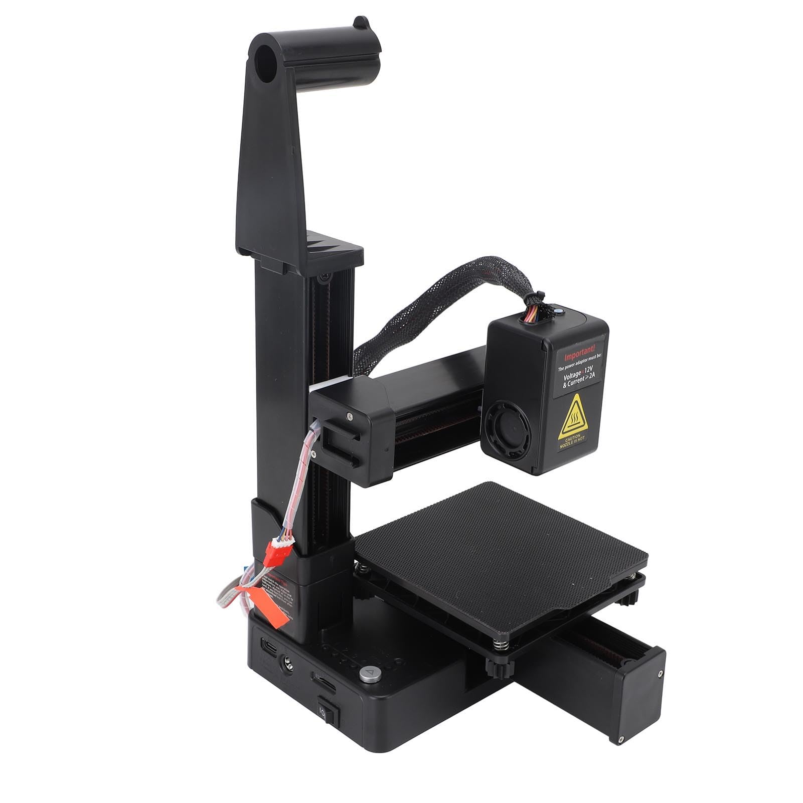 Mini 3D Printer, High Accuracy Frequency Division Multiplexing 3D Printer Machine, Fully Assembled 3D Printer for Beginners, Print Size 100x100x100mm