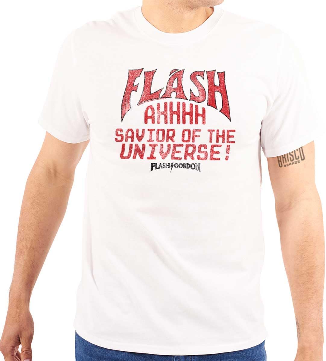Flash Gordon Logo Vintage Comic Hero Graphic T Shirt Men or Women