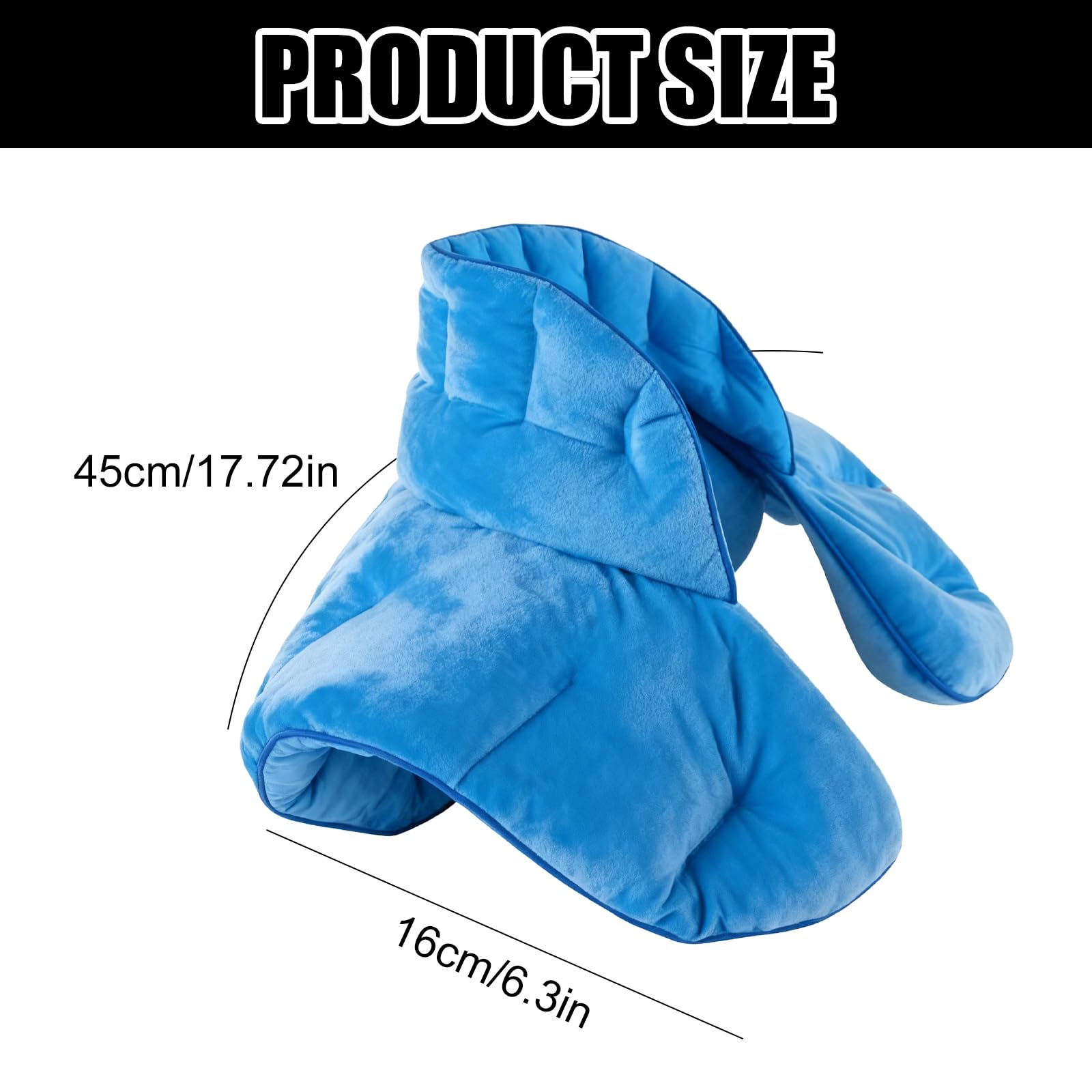 Cuscino termico per collo, spalle, grandi grani con lavanda, forno a microonde, scaldacollo, cuscino di semi di lino, semi di lino, calore umido, aromaterapia per spargimento (blu)