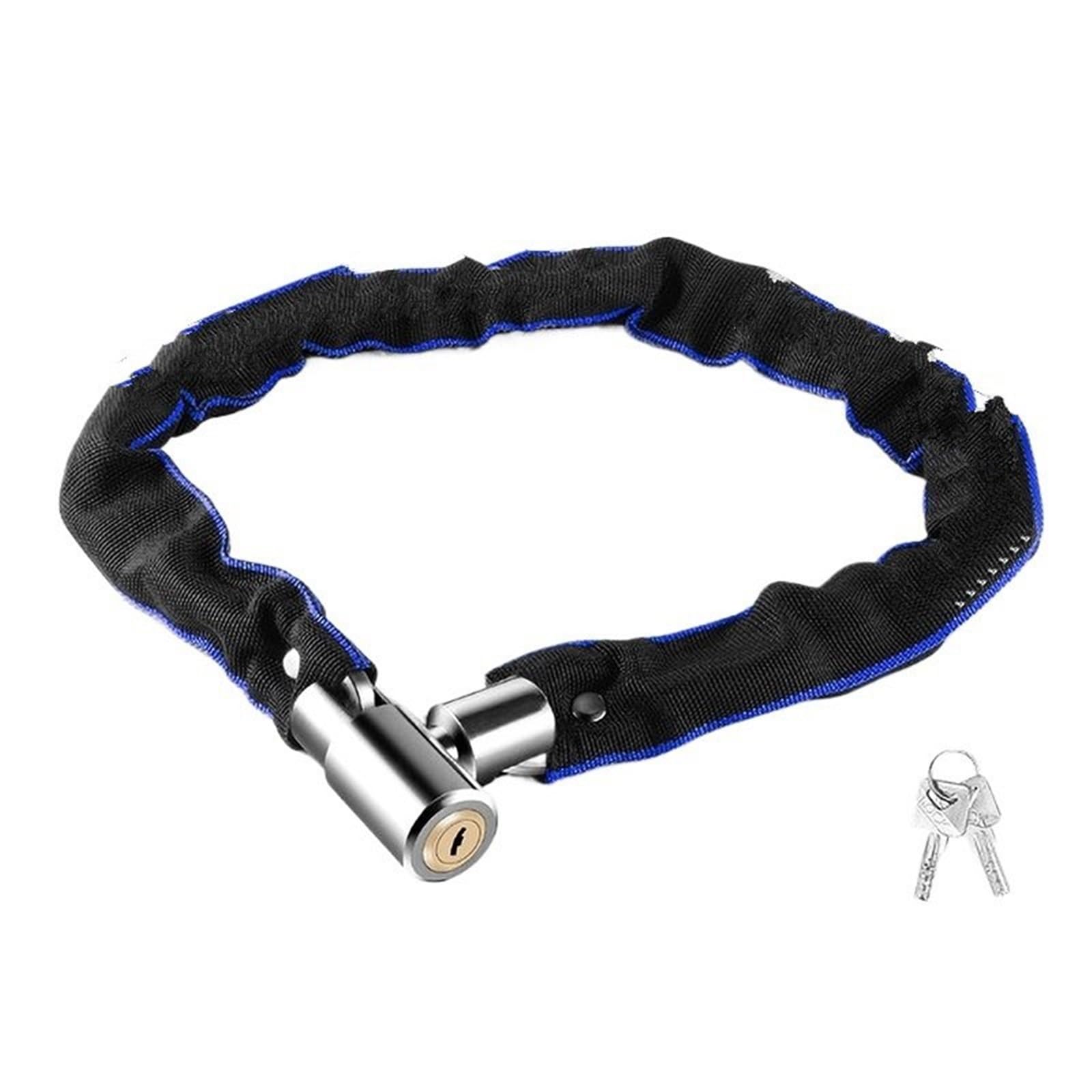 Chain Lock Bicycle Chain Lock Heavy Duty Safety 60CM Metal Anti-Theft Mountain Bike Road Motorcycle Scooter Padlock with Key Motorbike Lock