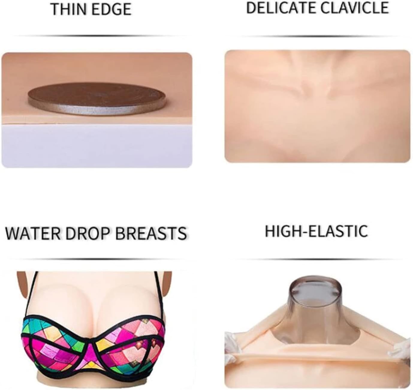 アダルトグッズ 衣装cosplayツーインワンフェイクブレストブラニップルカバーメンズフェイクブレスト 80a 85c Color Size Skin Tone トラスト Color