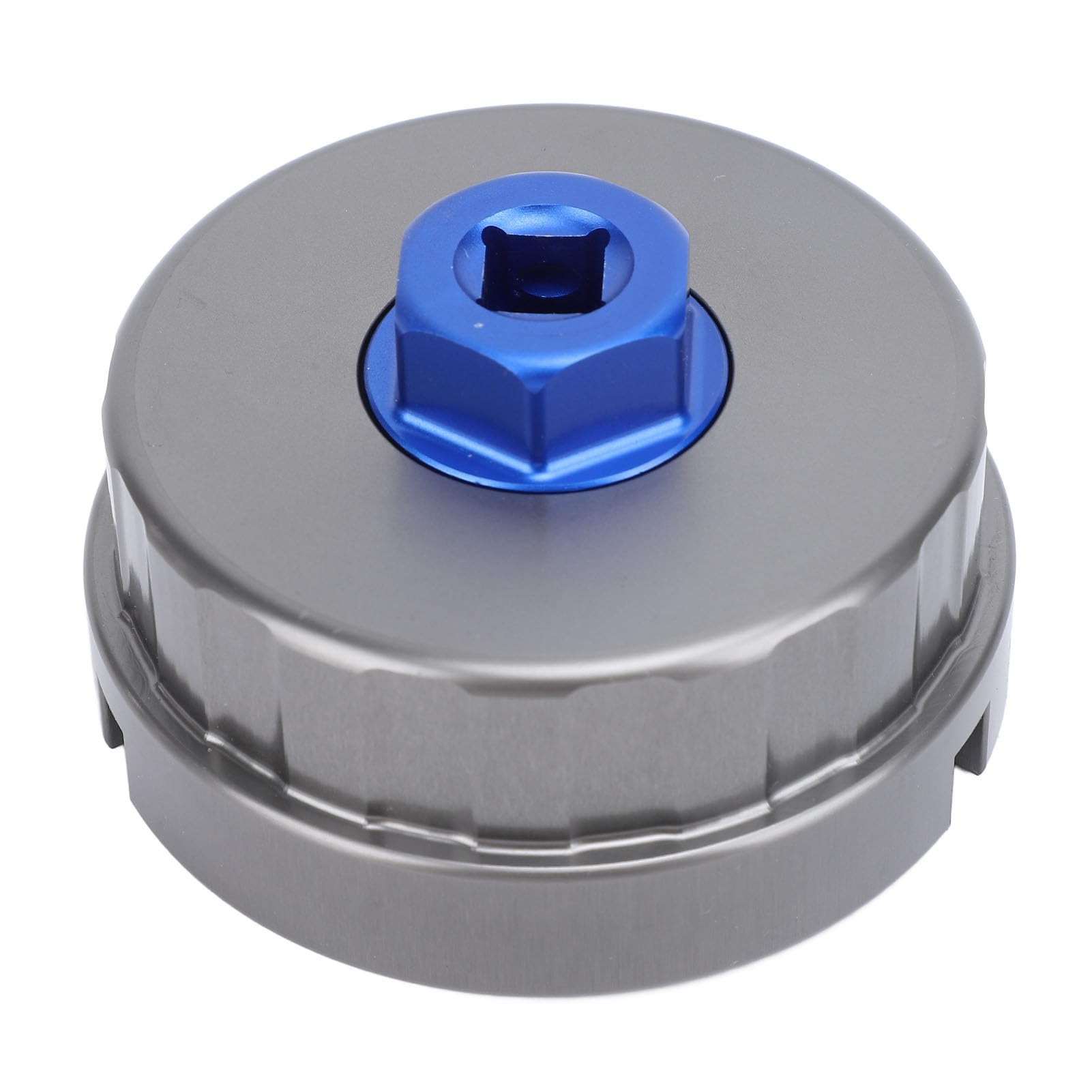 Llave de filtro de aceite, 64,3 mm, 14 flautas, herramienta de enchufe de metal para ES300h ES350 GS200t GS300 GS350, con diseño ergonómico para una fácil extracción y reemplazo