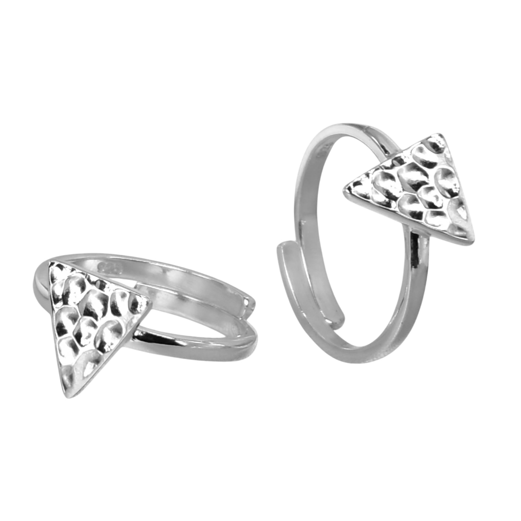 Hammered Texture Toe Ring For Women Adjustable Band in 925 Sterling Silver Toe Ring Ideal Gift For Birthdays Handmade Toe Ring-image-41