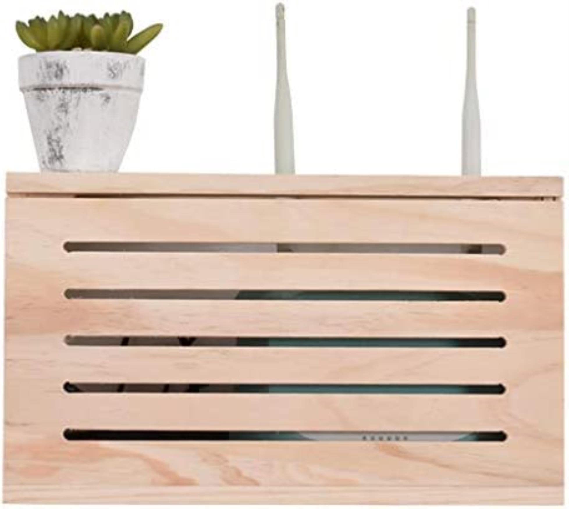 Skrzynka Do Przechowywania Routera,Skrzynka Do Montażu Ściennego WiFi Router Stojak Do Przechowywania Ściennego Wspornika Na Półkę Do Akcesoriów Telewizyjnych WiFi Router TV Box Set Top Box Routery