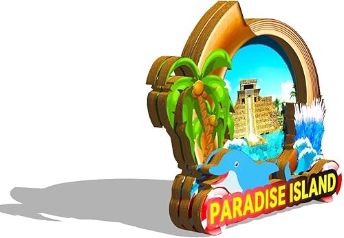 Miniatura 2 de Imán de madera para nevera de Bahamas Paradise Island, 3D, monumentos de viaje, coleccionables, recuerdos, decoración hecha a mano -724