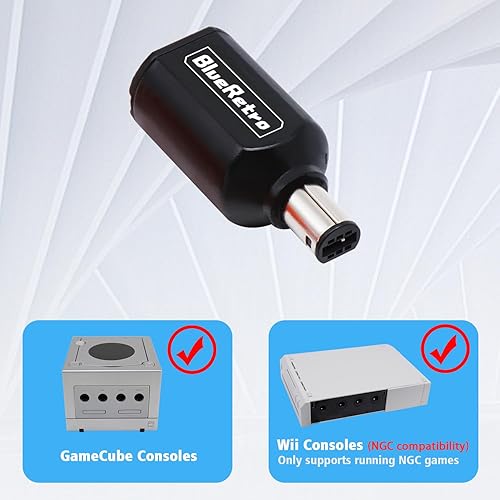 Miniatura 2 de BITFUNX BlueRetro NGC Wireless Controller Adapter - Support Firmware Upgrade, Dual-Mode BT, Keymap Configuration, Compatible with PS3PS4PS5,Xbox One