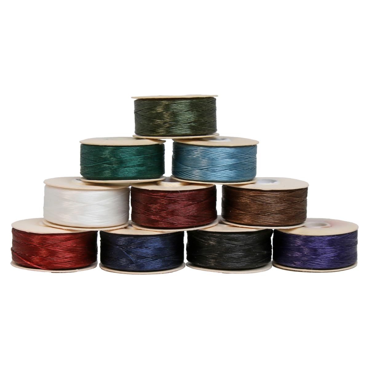 Nymo Beading Thread Mixture Size D 10 Bobbins Mix2