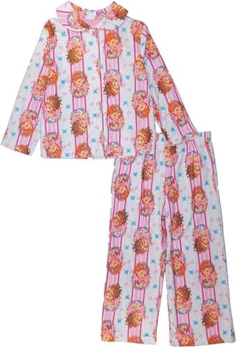 Disney Girls Fancy Nancy Pajamas - 2-Piece Long Sleeve Pajama Set