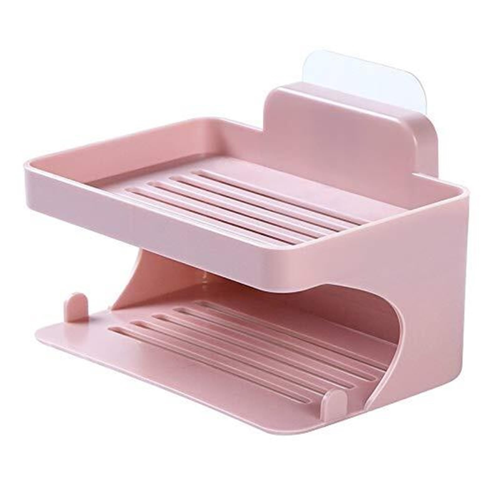 Fini les trous : porte-savon mural sans perceuse pour une douche propre