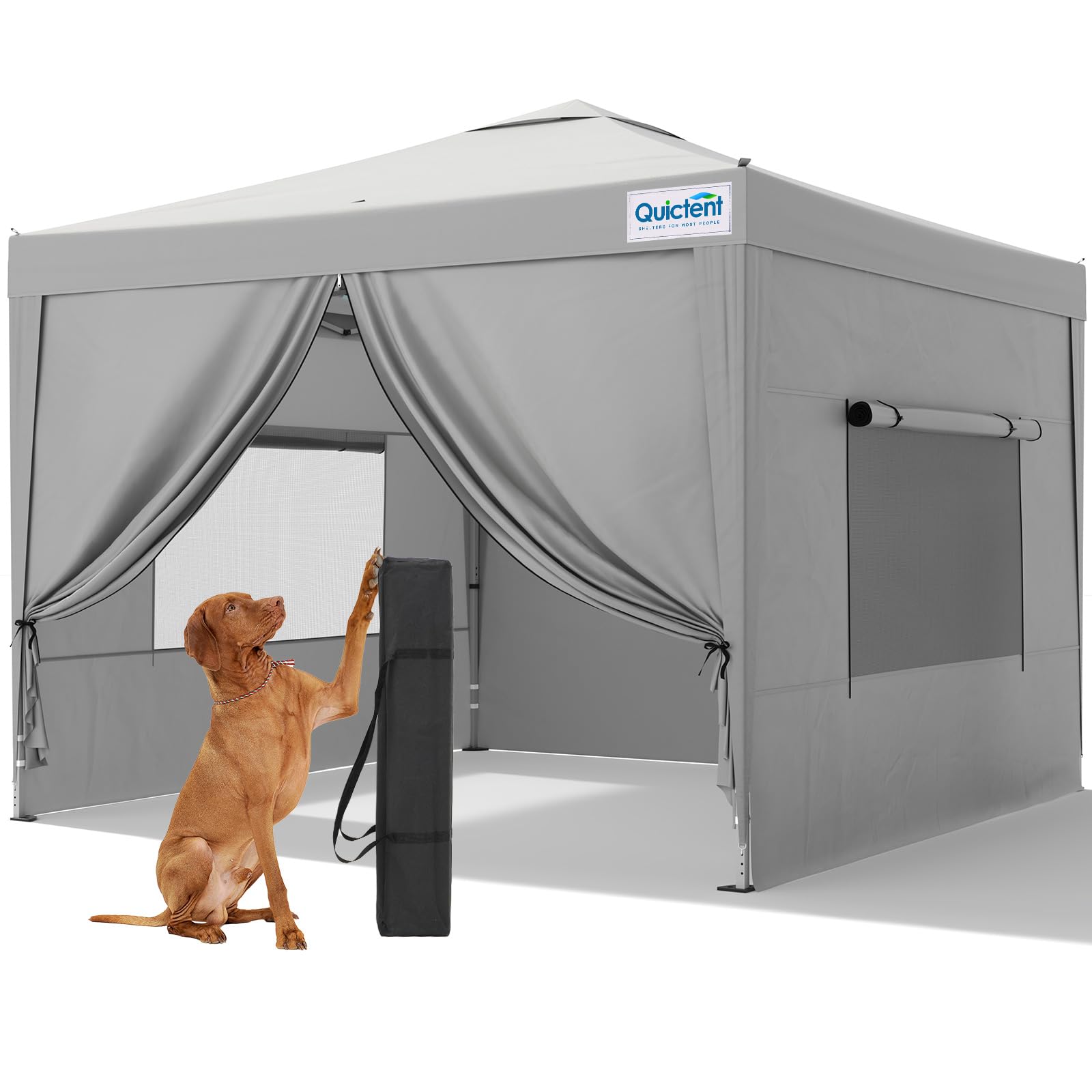 Quictent 10x10 Pop Up Canopy Tent with 4 Sidewalls