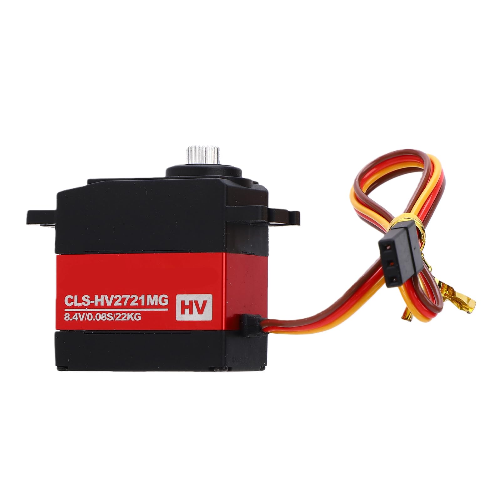 Generic Servo RC Digital con Engranaje de Metal de Alto par para Robótica y Modelo de Coche RC, Motor sin Núcleo a Prueba de Lluvia, No Programable para Aviones de Brazo, 1,21 X 0,66 X 1,28 Pulgadas