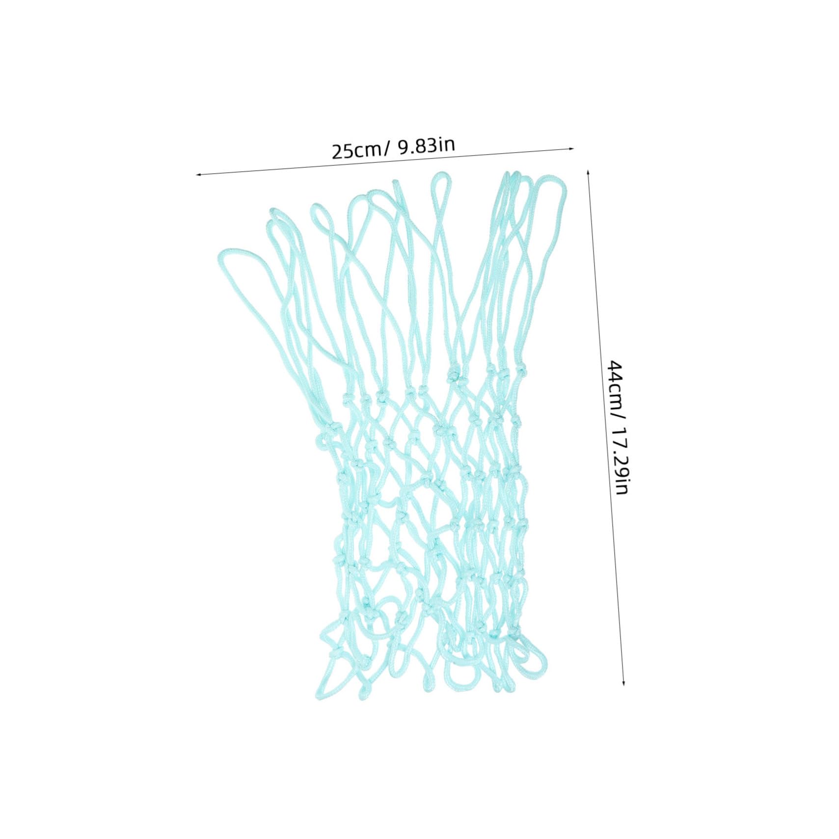 KOMBIUDA Basketball Netting for Hoop Luminous Net Basketball Goal Frame Net Wall Mount