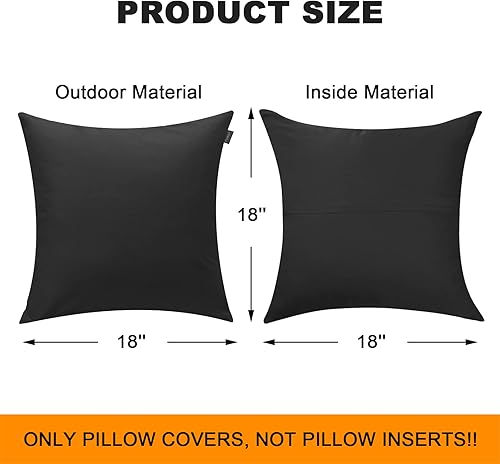 Vista 324 de Thmyo Paquete de 2 fundas de almohada cuadradas decorativas de algodón, fundas de almohada de sublimación en blanco, fundas de cojín blancas