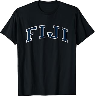 Fiji Vintage Atheltic College Style T-Shirt