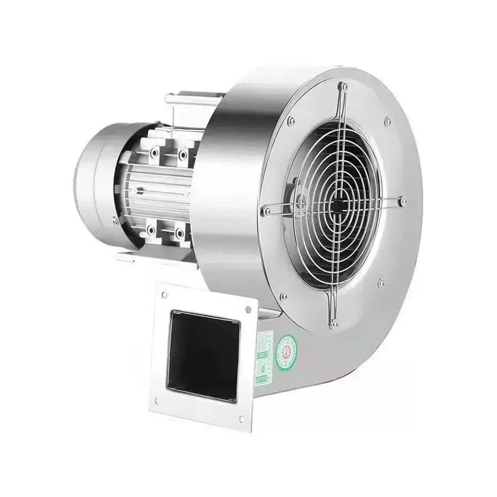 JJKKOZVQF Centrifugal fan 220v blower multi wing induction small 380v resistant exhaust fan(550w 304 220v)