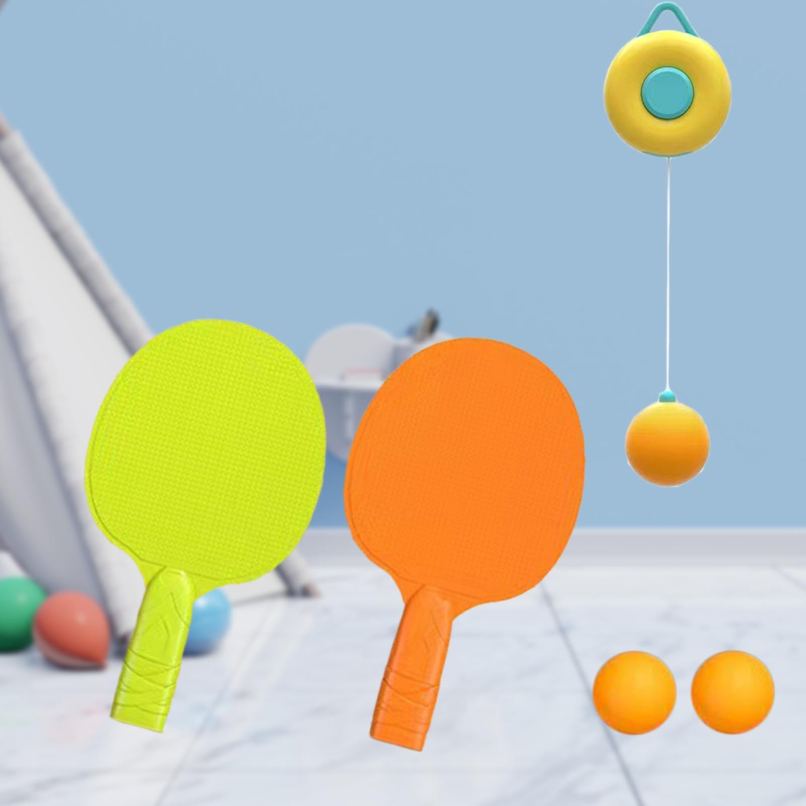 Table Tennis Trainer Set with Racquet Ball Self Training Device Parent  Child Toy Ping Pong Trainer for Indoor Playing Adults : Buy Online at Best  Price in KSA - Souq is now