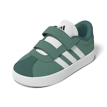 adidas VL Court 3.0 Shoes Infants, Scarpe Unisex-Bimbi 0-24, Powder Teal, Cloud White, Preloved Teal, 23 EU