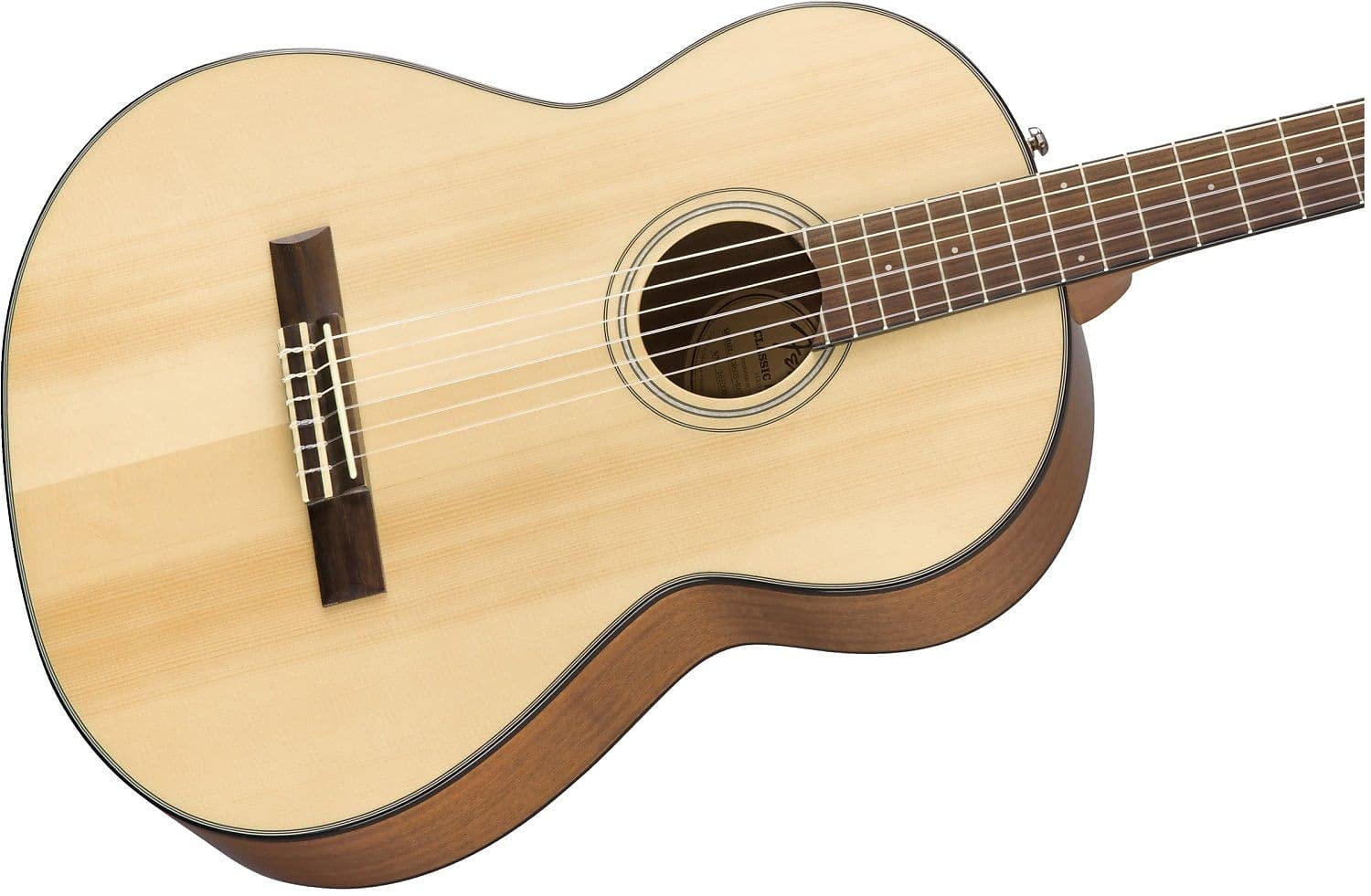 CN-60S Concert Nylon String Acoustic Guitar, with 2-Year Warranty, Natural