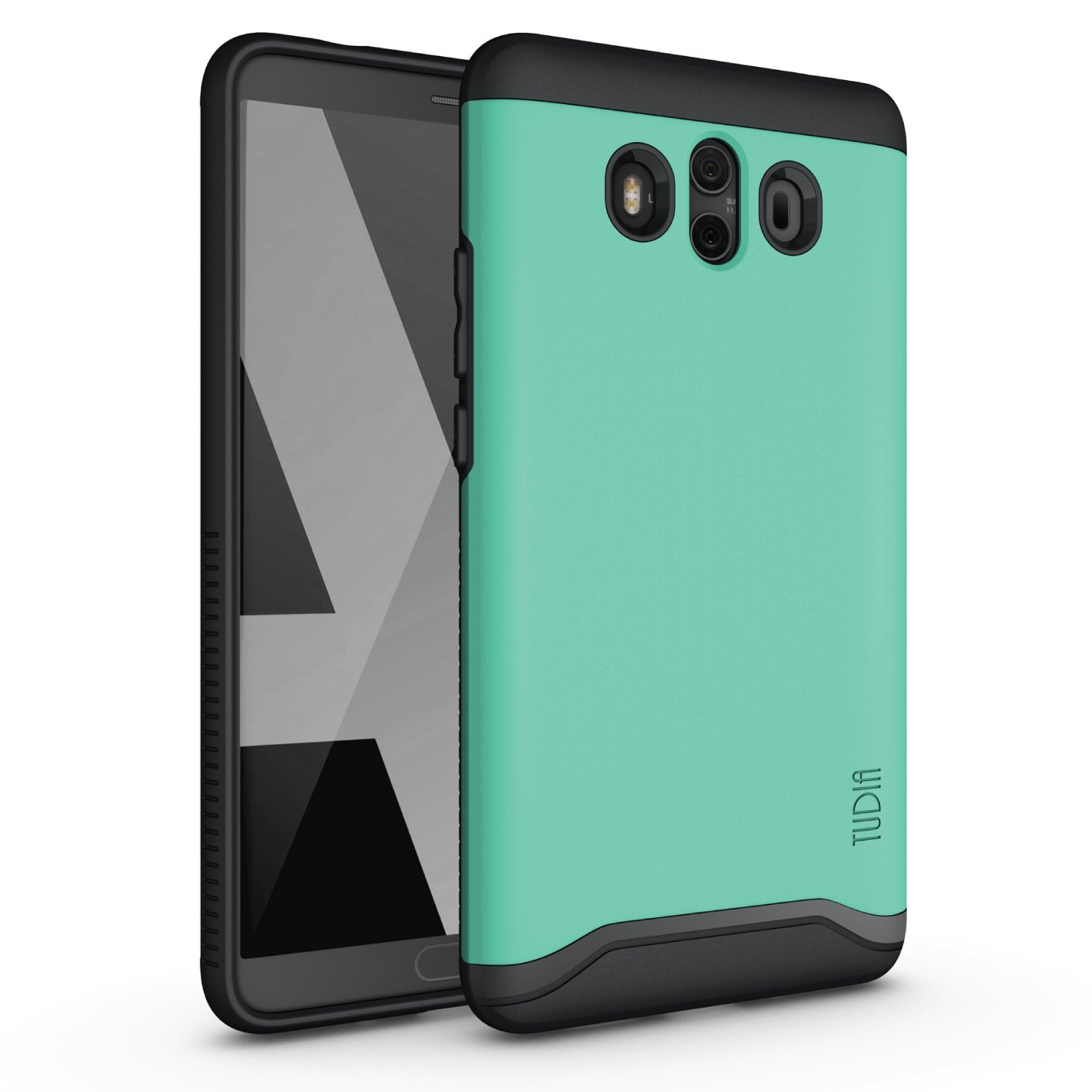 Huawei Mate 10 Case, Slim-Fit HEAVY DUTY [MERGE] EXTREME Protection/Rugged but Slim Dual Layer Case for Huawei Mate 10 (Mint)