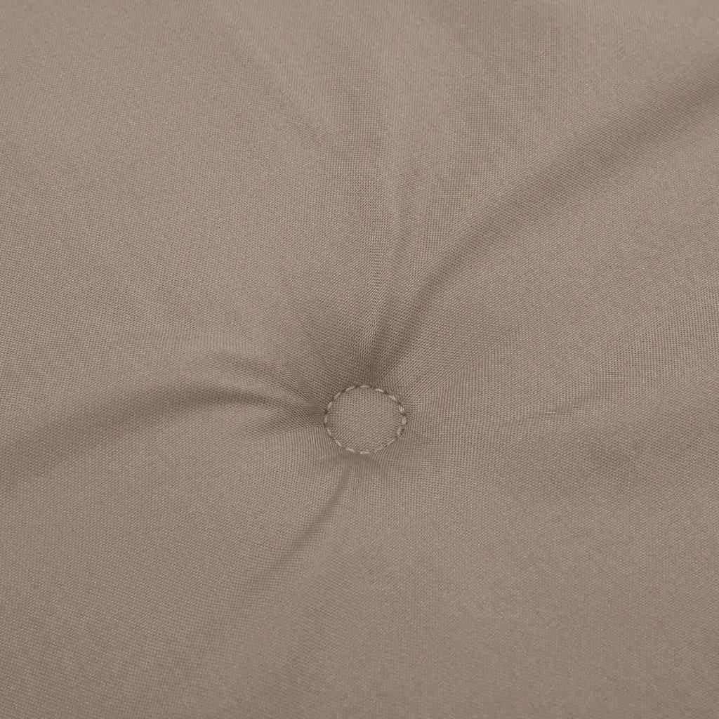 Cuscino Panca 100x50x3 cm Tortora Oxford | Idrorepellente, Fibra di Schiuma, Antiscivolo con Corde, Uso Interno ed Esterno