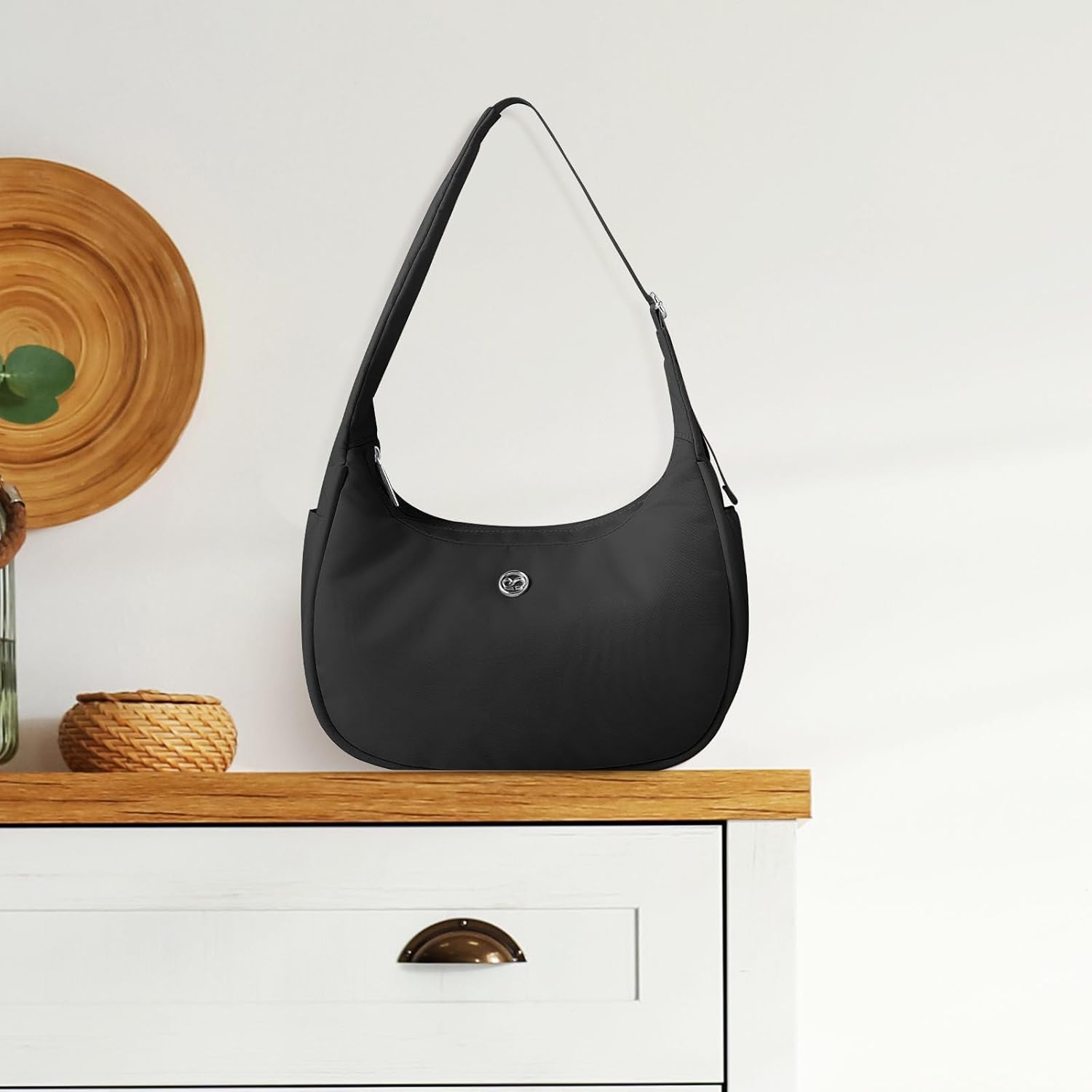 Babysun Mini Shoulder Bag Women Nylon Crescent Bag Underarm Shoulder Purse Women's Shoulder Handbags Small Tote Bag - Image 2