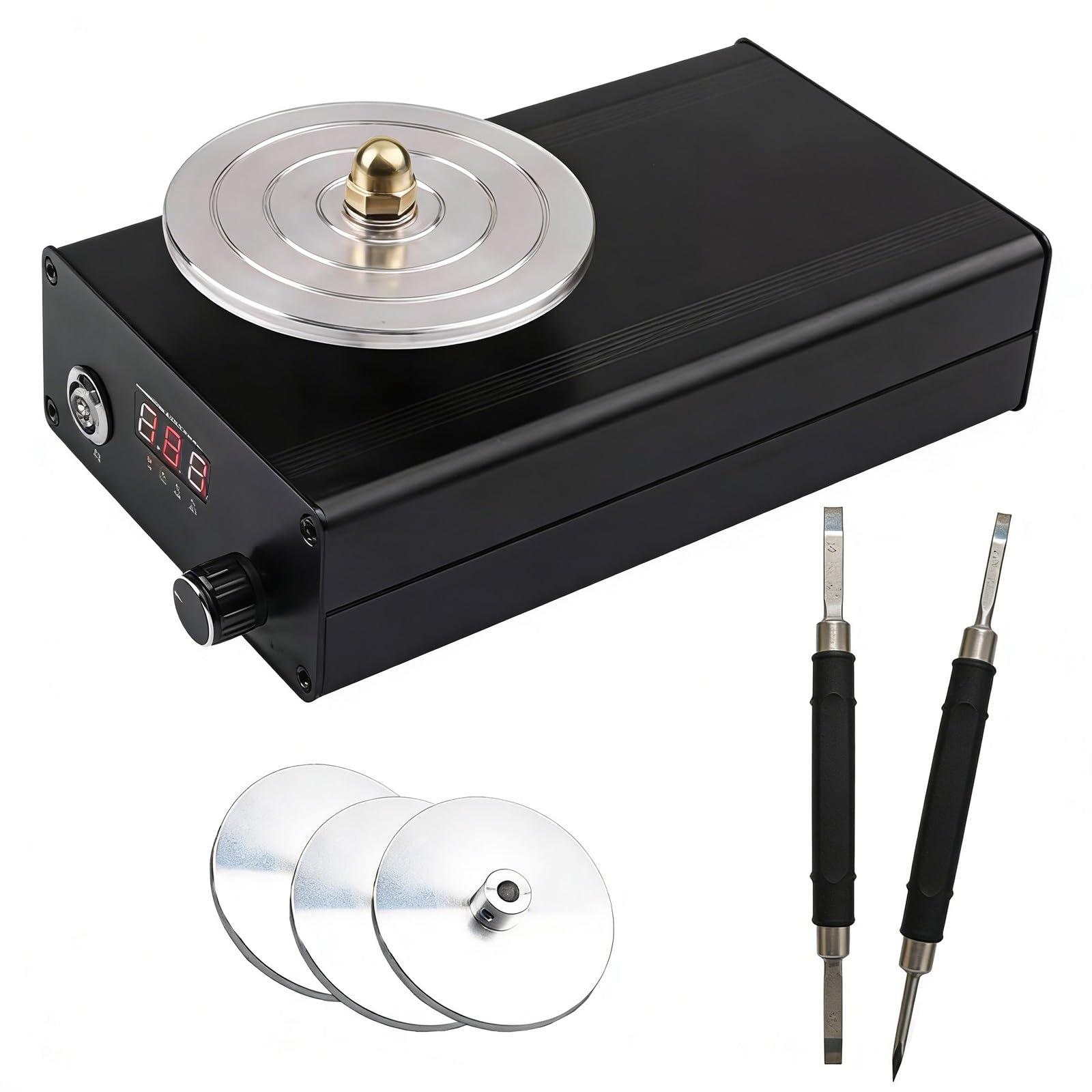 Xcscuk Carving Tool Grinding Machine, Engraving Disk Grinding Machine, 0-3000 Rpm Graver Polisher, For Cutter Engraving And Sharpening