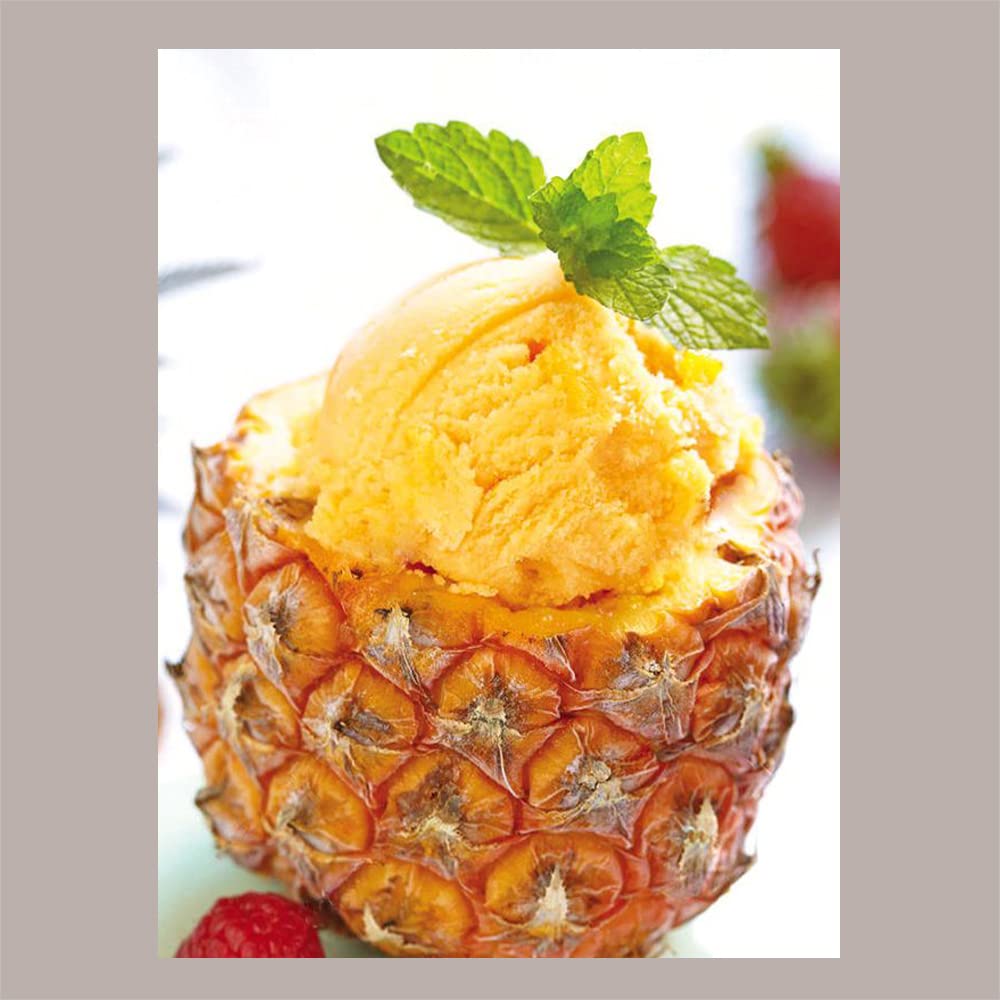 Lucgel Topping Salsa per Decorazioni al Gusto di Ananas Bigatton - 1,25 Kg -