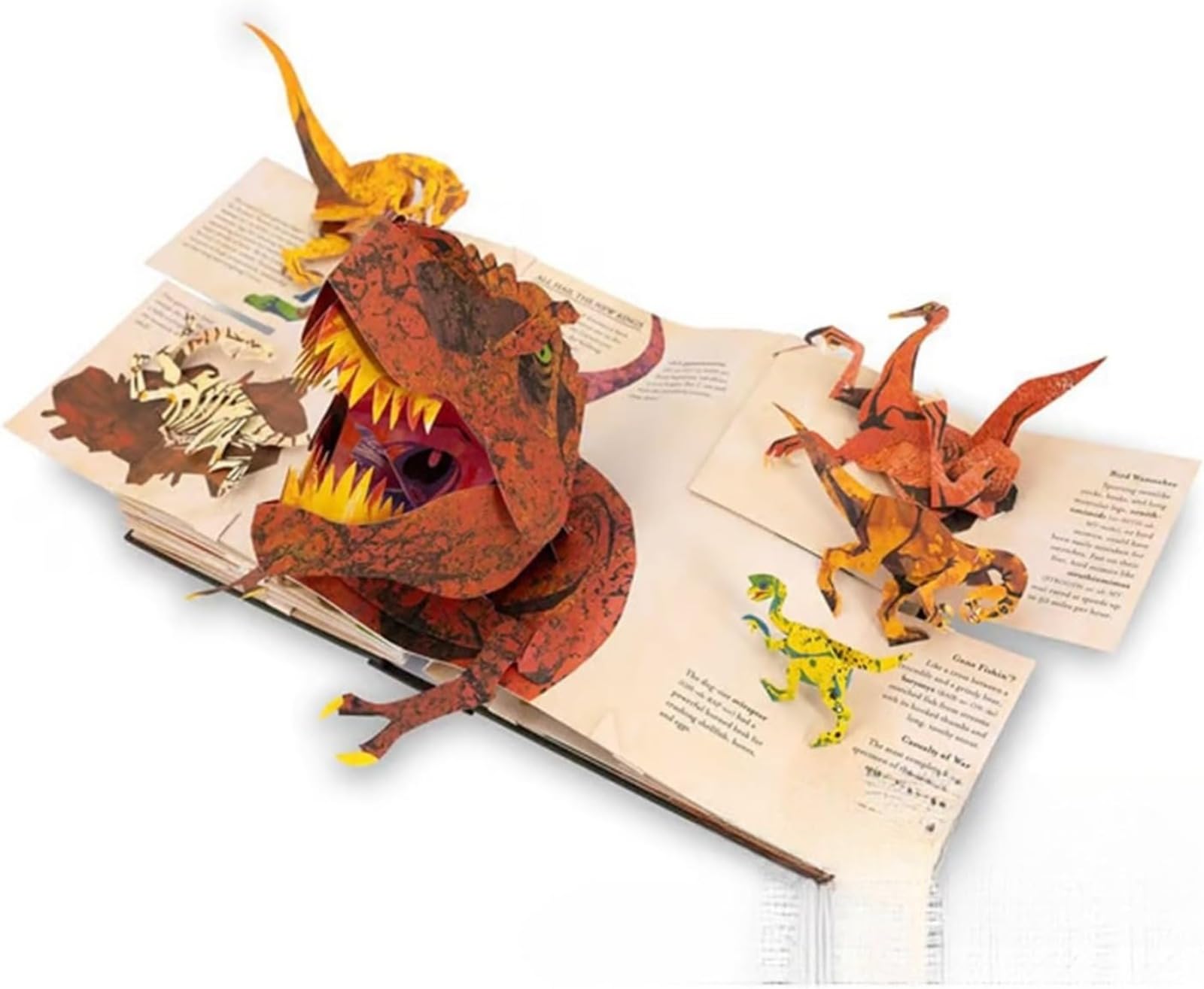 Générique Enciclopedia dei Dinosauri Preistorici 3D per Bambini – Libro Pop-up interattivo con Fatti Divertenti, Illustrazioni realistiche, Regalo educativo