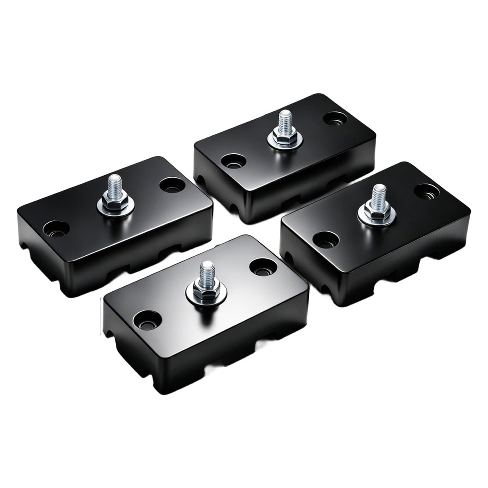 4 almohadillas antivibración for unidad exterior de aire acondicionado | Reducción de ruido y soporte estable Operación silenciosa(A)